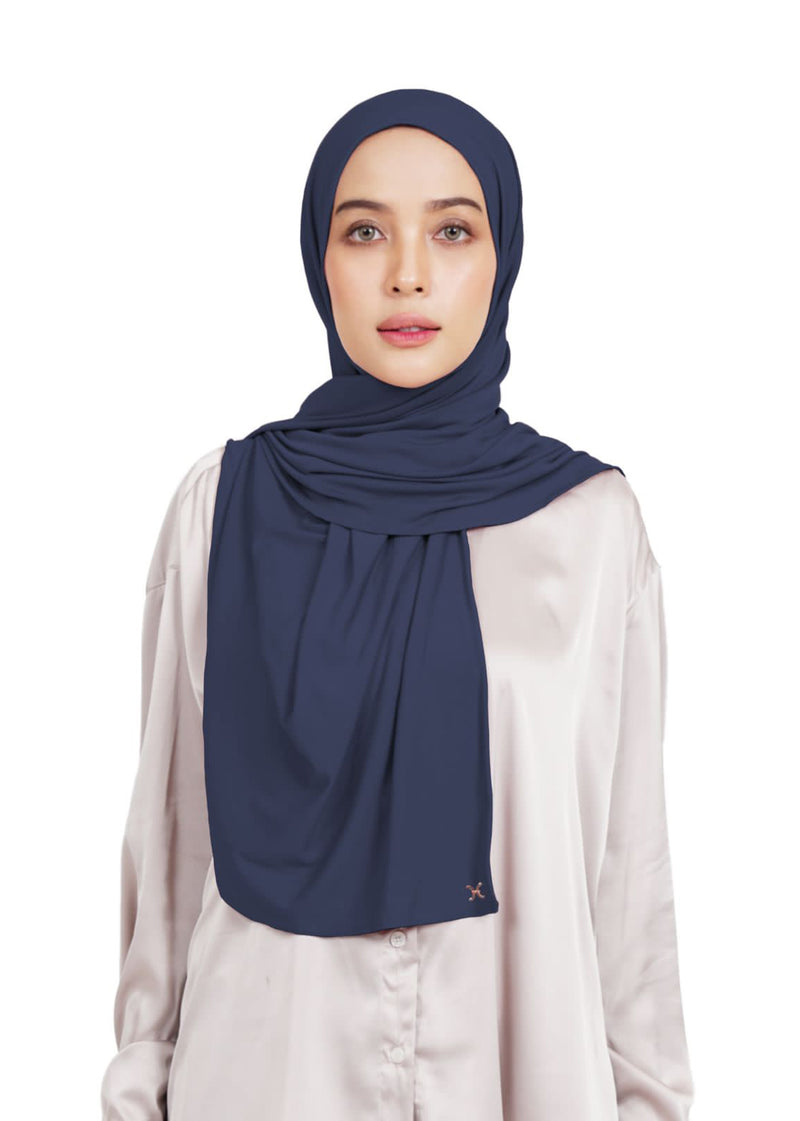 Hannah Instant Hijab - Navy