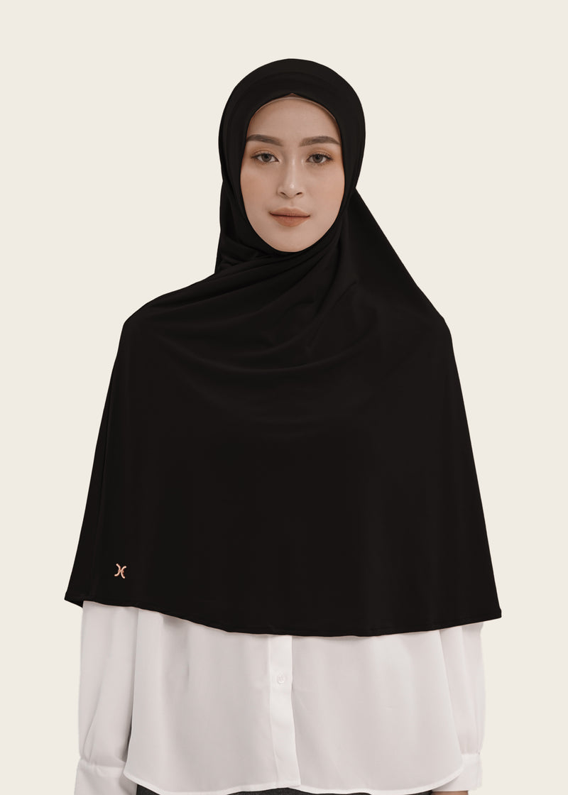 Amira Instant Hijab - Black