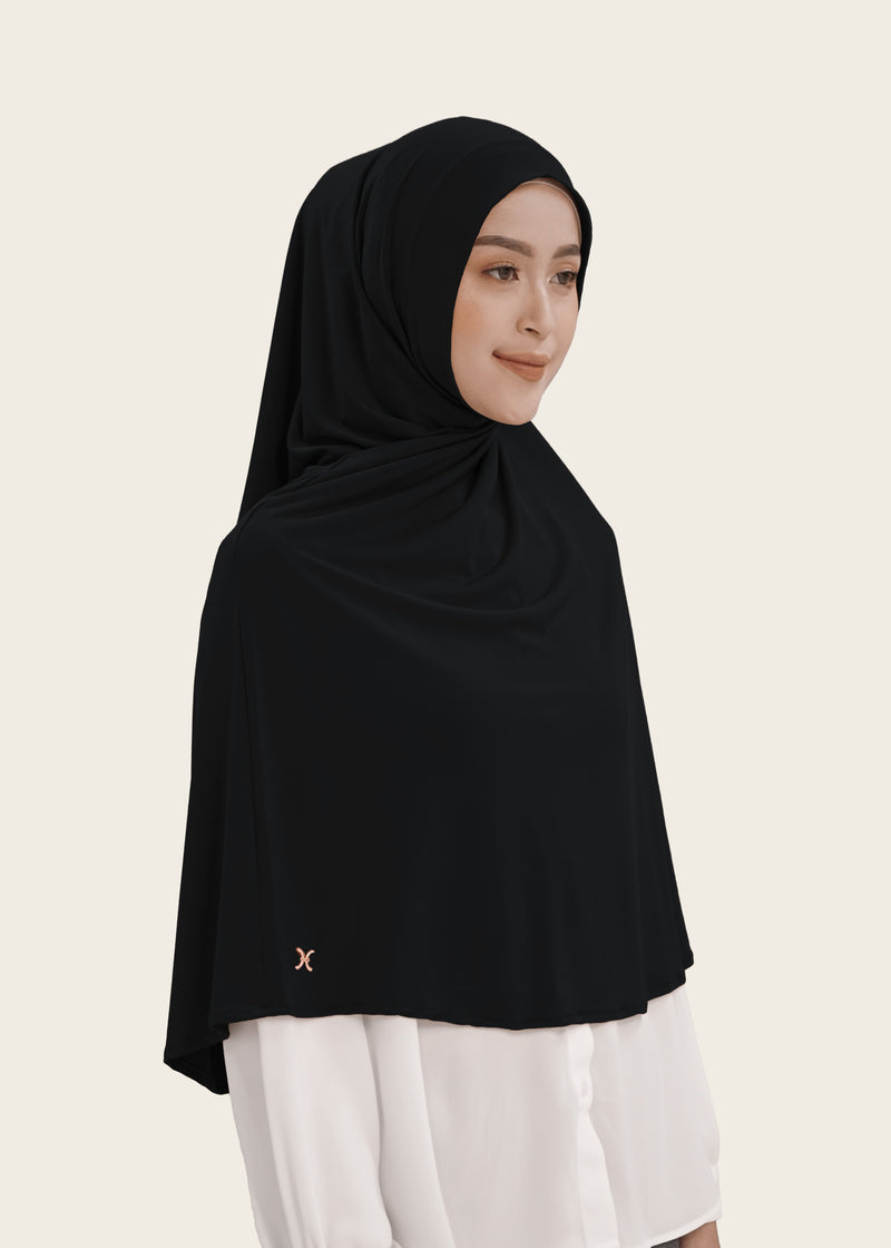 Amira Instant Hijab - Black